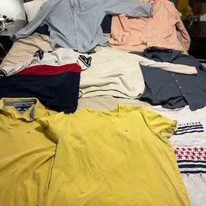 Tommy Hilfiger Bright Yellow Casual Shirt